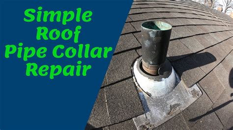 roof vent boot repair|Roof pipe boot collar repair